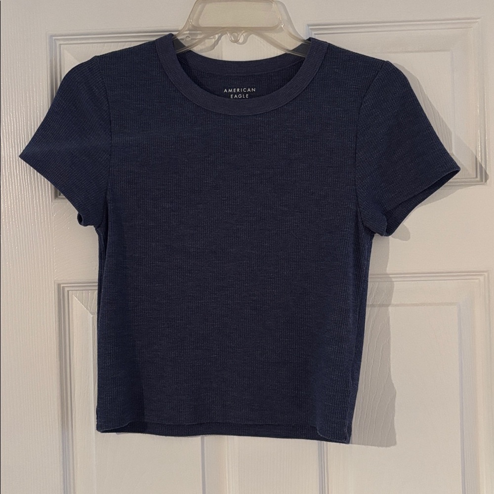 American Eagle Blue Baby doll tshirt
